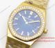 2017 Swiss Clone Audemars Piguet Royal Oak All Gold Diamond Bezel (3)_th.jpg